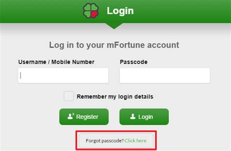 mfortune sign in